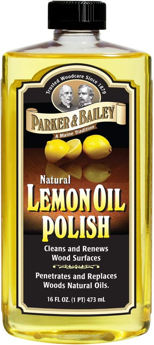 Parker & Bailey Natural Lemon Oil Polish 16oz - Pack of 3 : Health & Household