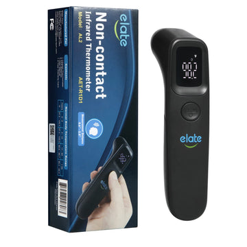 Elate Non-Contact Forehead Thermometer for Adults and Kids, No-Touch Digital Baby Thermometer for Infants/Newborns, Medical Grade, FSA HSA Eligible, Touchless Temporal Thermometer for Fever