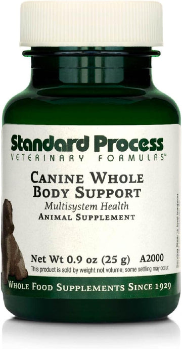 Standard Process Canine Whole Body Support - Multisystem Support Supplement For Canines - Nutritional Powder Supplement For Daily Health Maintenance - Multisystem Supplement Formula - 25 G