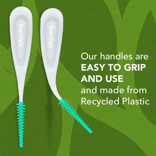 DenTek Eco-Friendly Interdental Comfort Picks - Medium/Large, for Removing Food and Plaque Between Teeth. 40 Pack