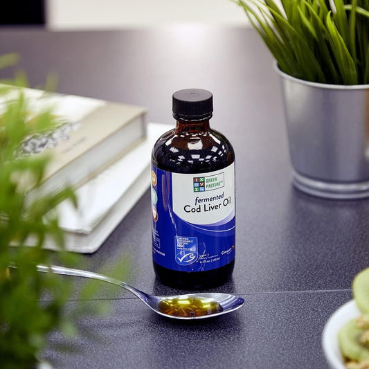 Green Pasture Fermented Cod Liver Oil | 180Ml (Unflavoured)