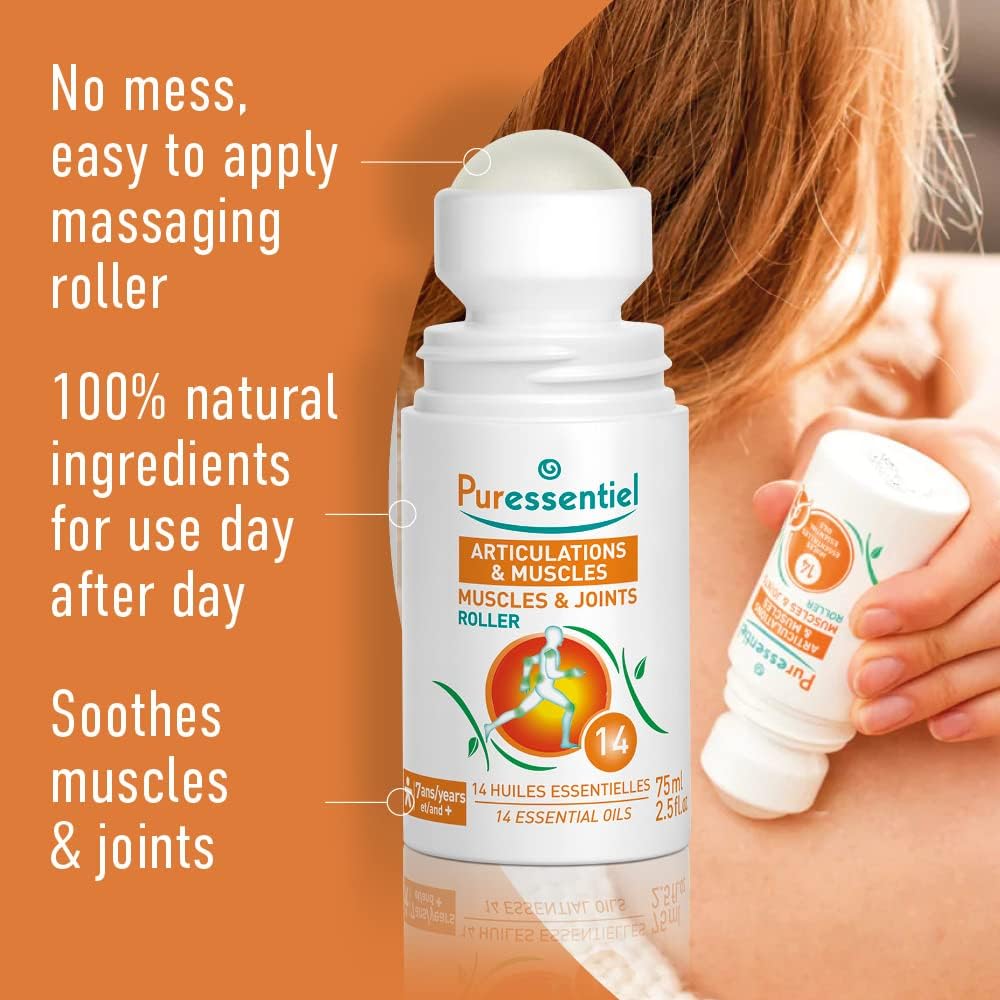Puressentiel Duo Pack Muscles & Joints Roll On 75ml x2 – Providing Fast Relief & Naturally Soothes Muscle Pain, Back Pain Relief, Neck Pain Relief & Shoulder Aches. Acupressure Massager & Muscle Rub : Amazon.co.uk: Health & Personal Care