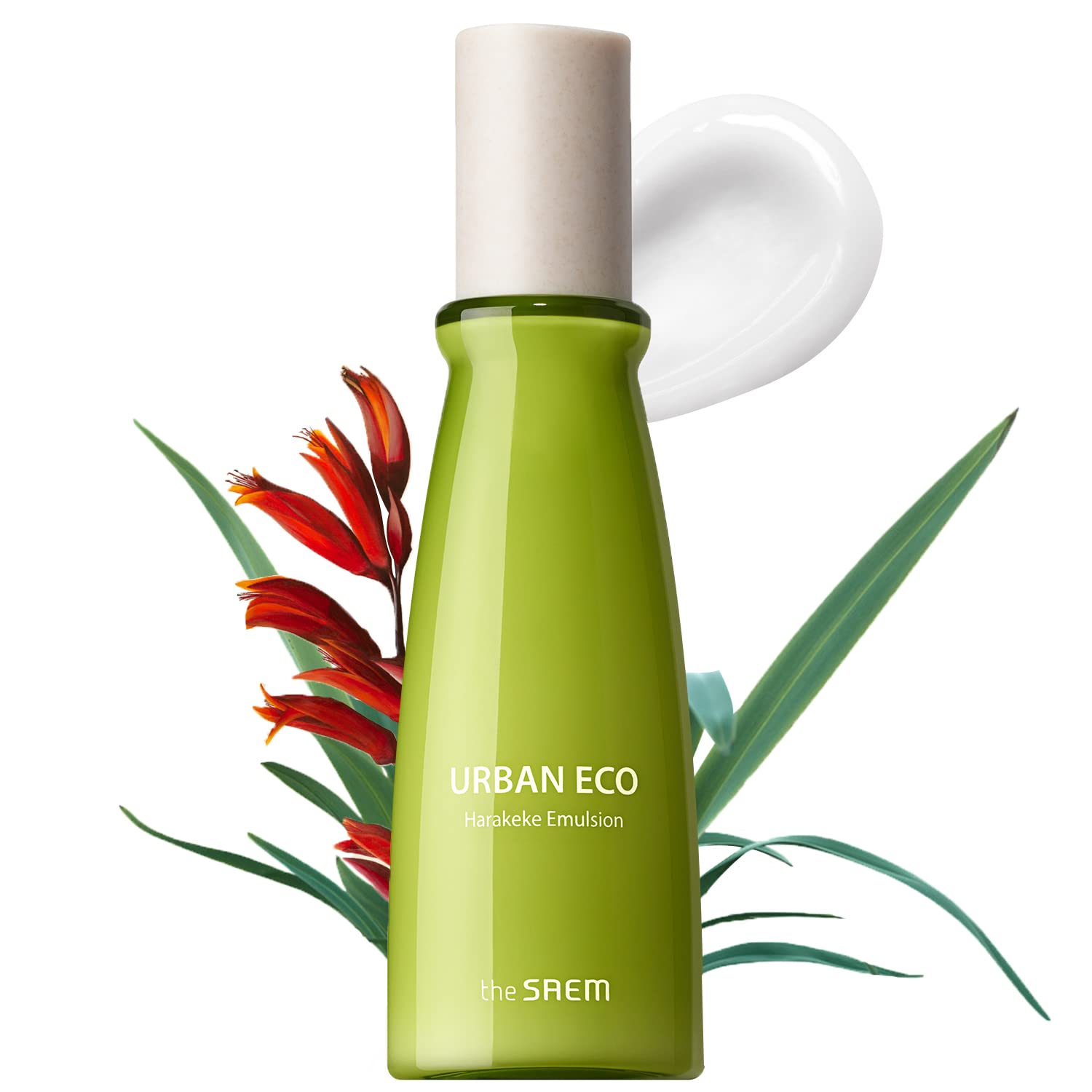 Thesaem Urban Eco Harakeke Emulsion 4.4 Fl.Oz - Vagan Face Lotion With Harakeke Extracts And Hyaluronic Acid – Oil & Moisture Balancing – Intensive Moisturizing Facial Emulsion