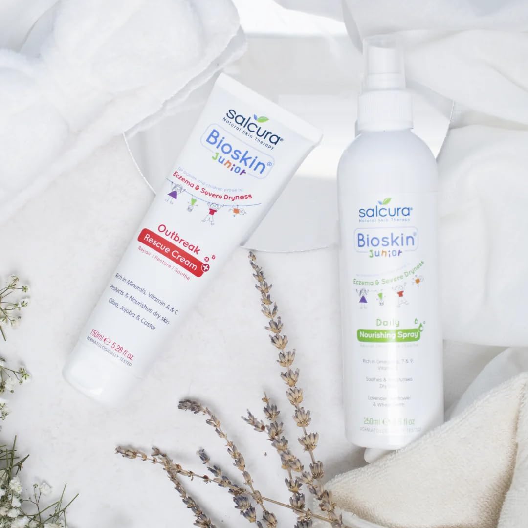 Salcura Natural Skin Therapy, Bioskin Junior Outbreak Rescue Cream, Packed With Natural Ingredients, Soothes Irritation, Nourish & Sooth Dryness & Flakiness, Supports The Skin Back To Health 50ml : Amazon.co.uk: Baby Products