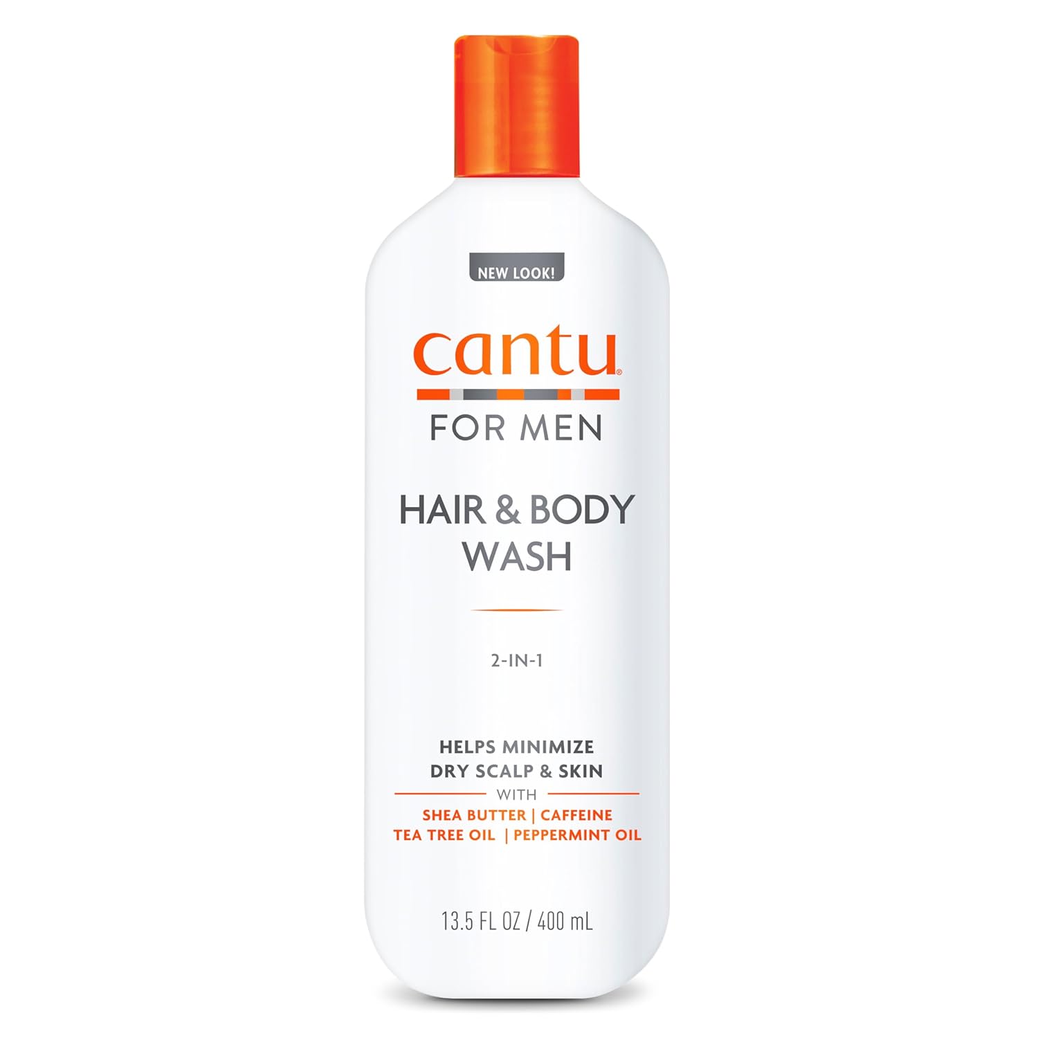 Cantu For Men 2-In-1 Hair & Body Wash, 13.5 Fl Oz (Packaging May Vary)