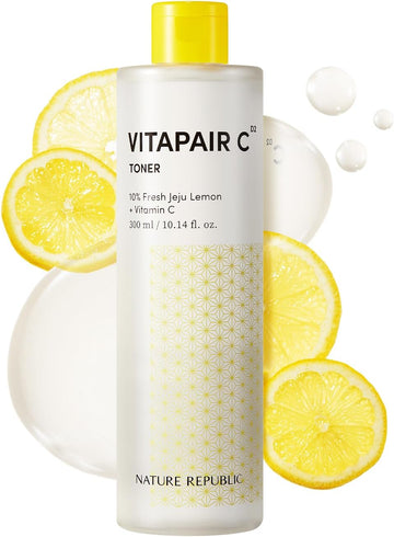 Nature Republic Vitapair C Toner 300Ml | Lightweight Formula Brighten Soothes Comforts