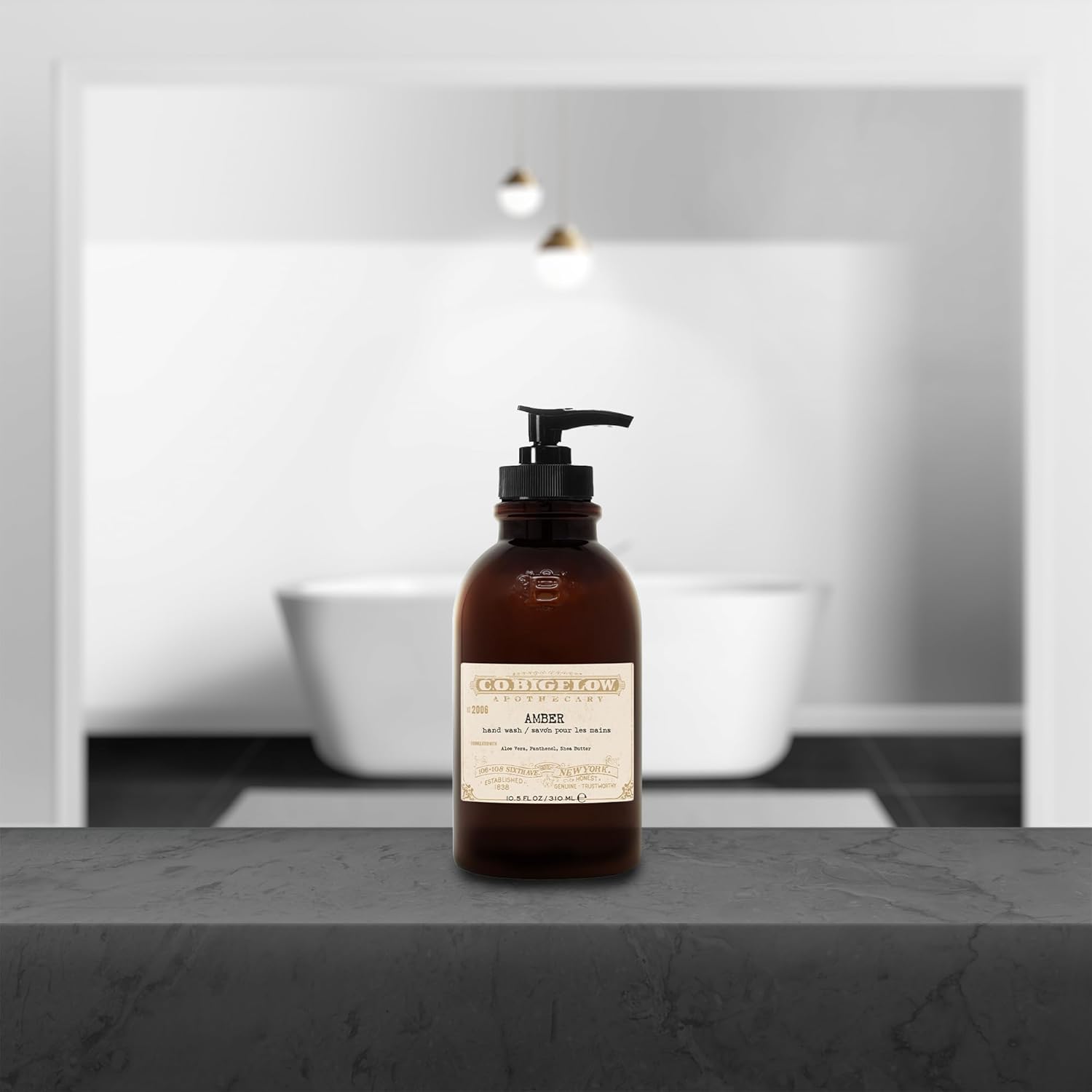 C.O. Bigelow Iconic Collection Amber Hand Wash, Scented Hand Soap With Aloe Vera And Shea Butter, 10.5 Fl Oz : Beauty & Personal Care