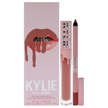 Kylie Cosmetics Matte Lip Kit - 802 Candy For Women - 2 Pc 0.10 Oz Matte Liquid Lipstick, 0.03 Oz Lip Liner