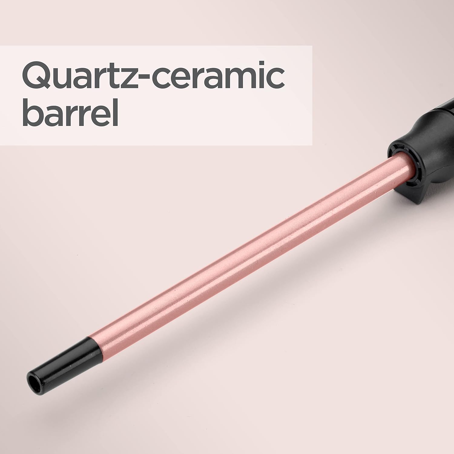 BaByliss Rose Quartz Tight Curls Wand, Black, 2249U : Amazon.co.uk: Beauty