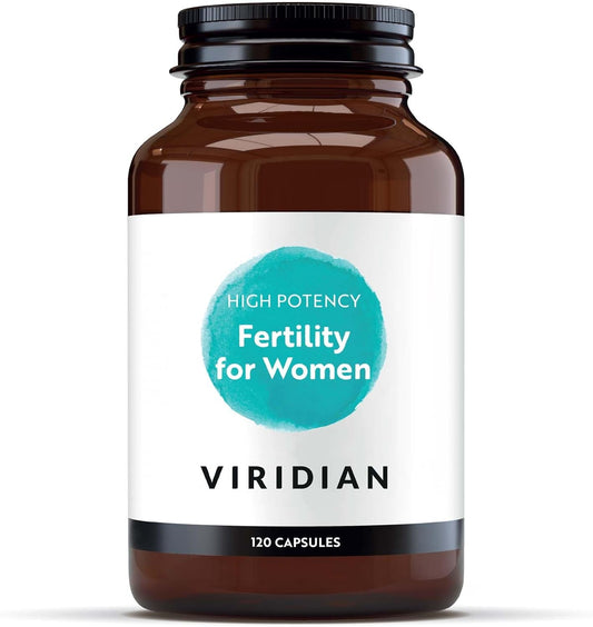 Viridian - Fertility For Women - 120 Caps | Pro-Conception Support | High-Potency Formula With 18 Essential Nutrients | Vegan | No Fillers, Binders Or Artificial Additives | Nutritionist Formulated