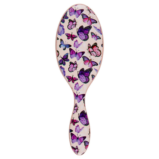 Cala Wet N Dry Detangling Hair Brush Butterfly Print : Beauty & Personal Care