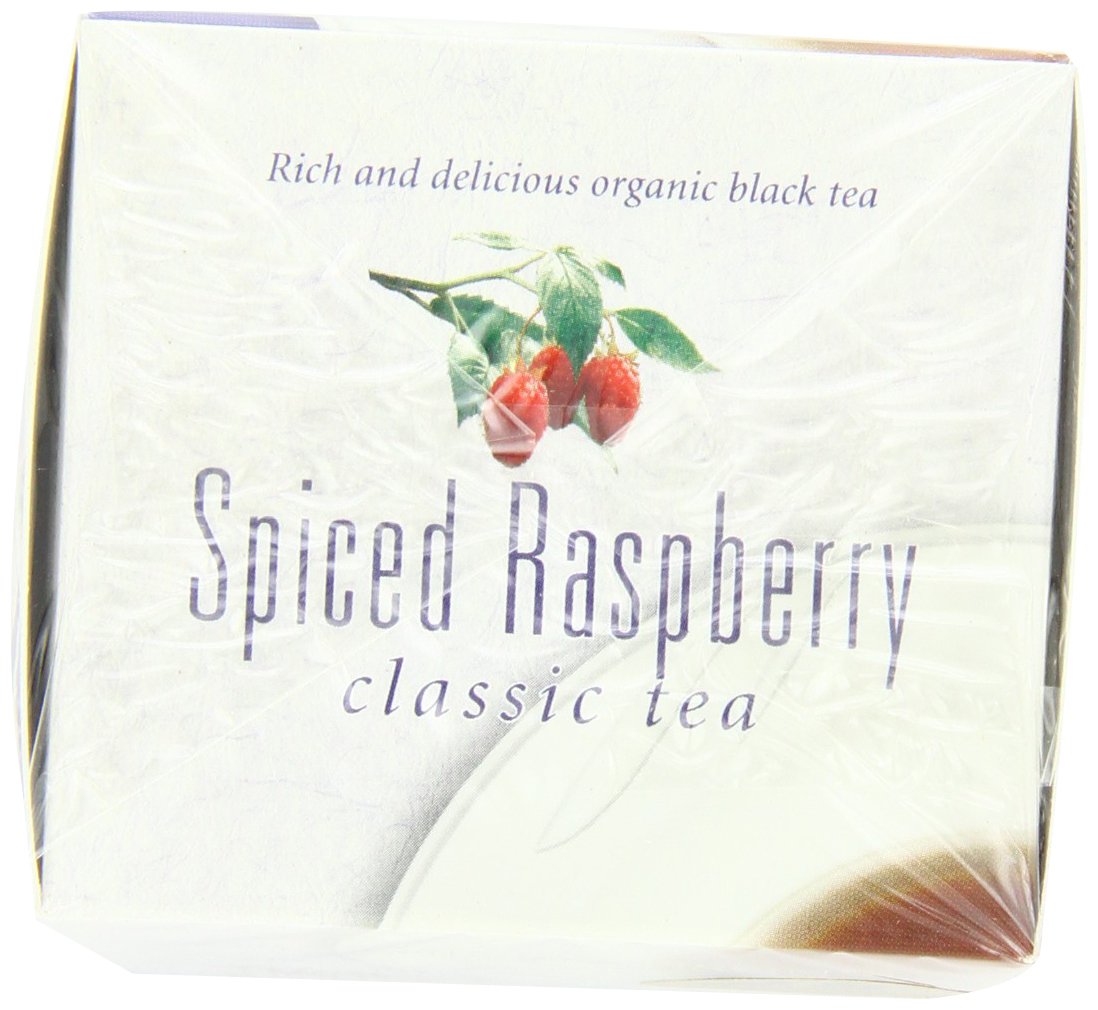 Davidson'S Organics, Spiced Raspberry, 25-Count Tea Bags, Pack Of 6