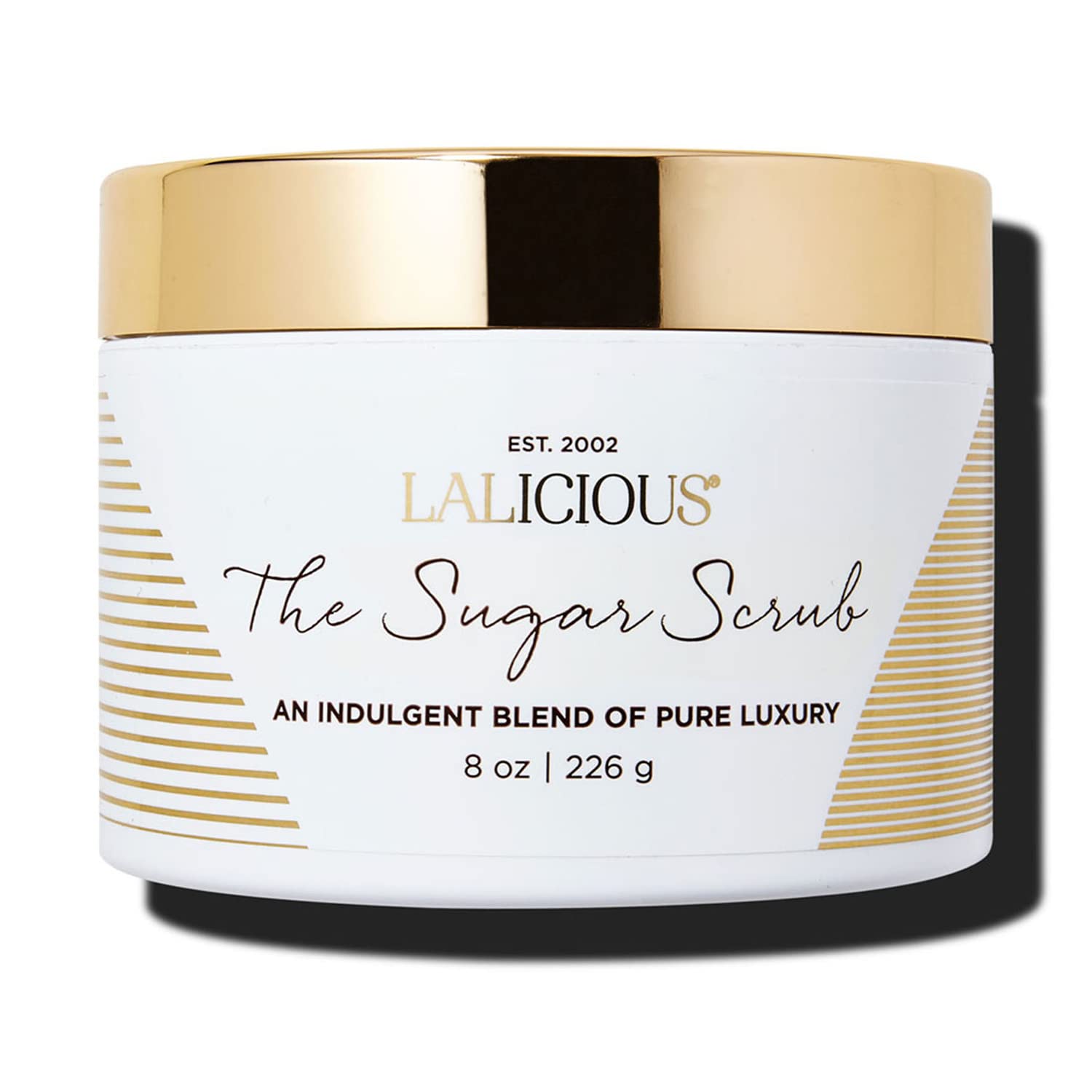 Lalicious The Sugar Scrub - Gentle Exfoliating Body & Foot Treatment With A Blend Of Peach Nectar, Moisturizing Coconut Milk & Creamy Musks (8Oz)