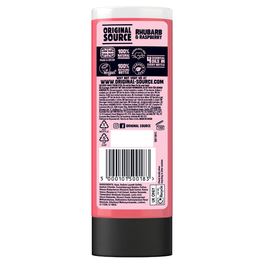 Original Source Rhubarb And Raspberry Shower Gel, 250Ml