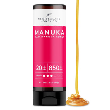New Zealand Honey Co. Manuka Honey Umf 20+ Squeezy | 500G | 17.6Oz