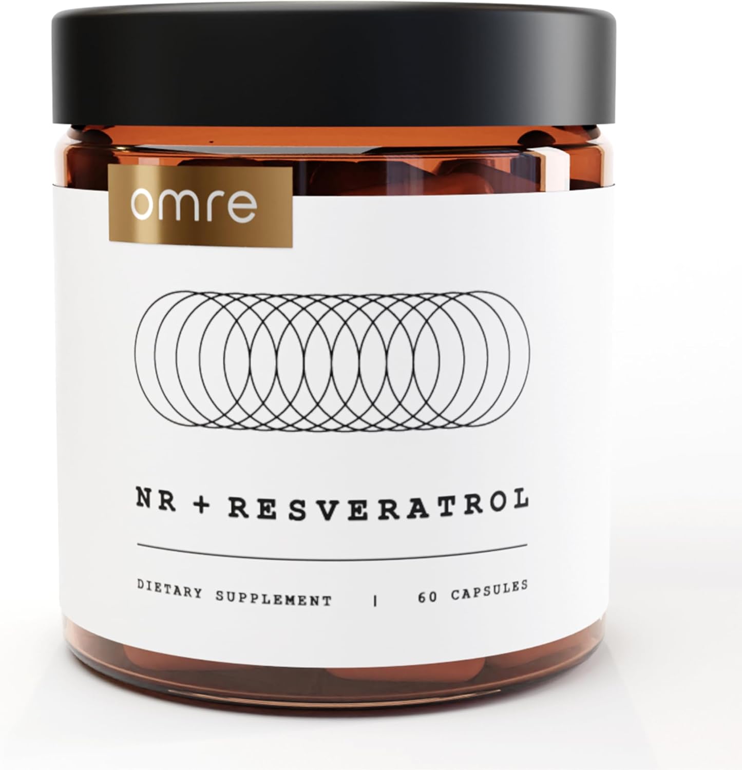 Omre Nicotinamide Riboside + Resveratrol Nad Supplement Supports Aging, Energy & Cell Regeneration, 98% Pure 500Mg Nr & 500Mg Micronized Resveratrol, 60 Capsules
