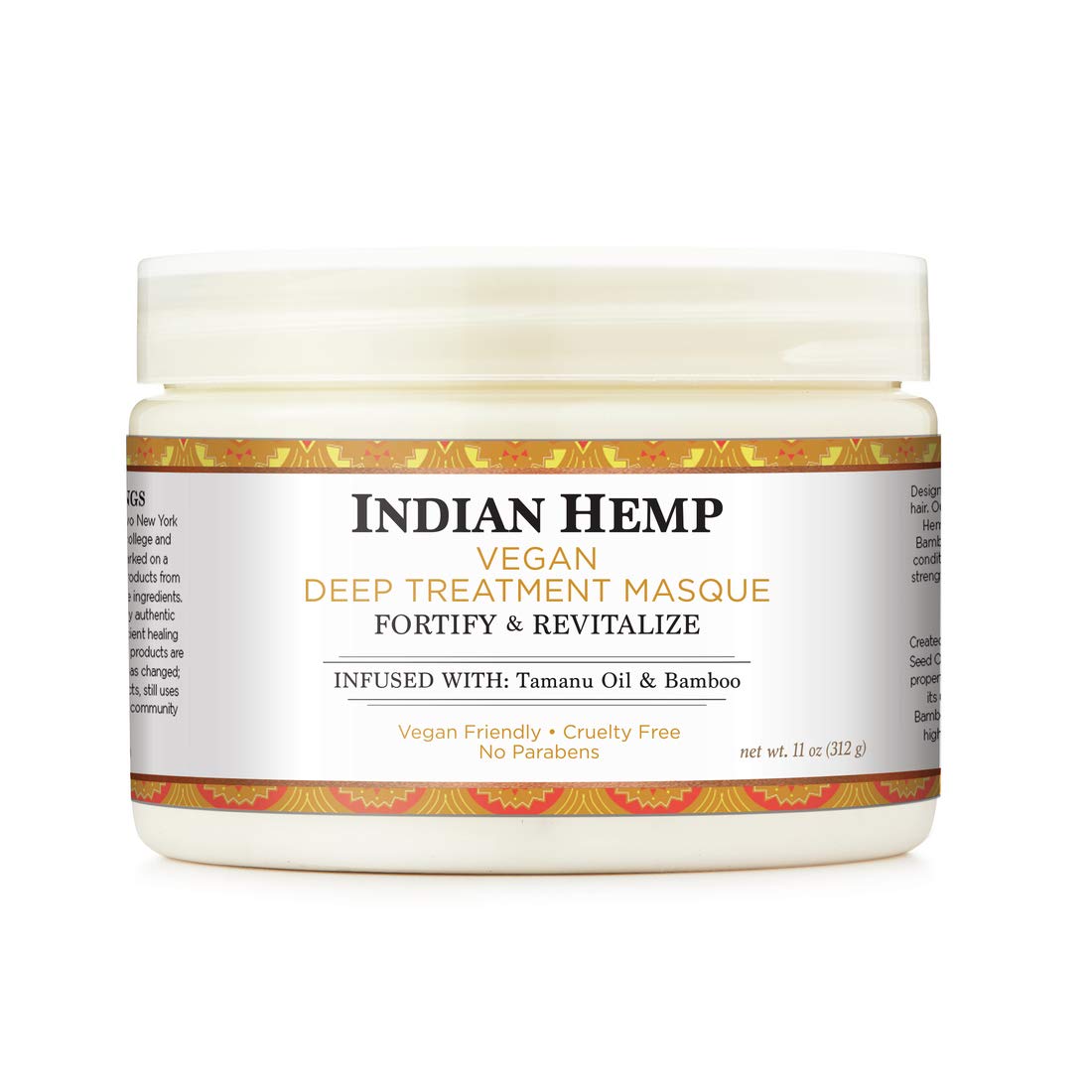 Nubian Heritage Indian Hemp Deep Conditioner Hair Mask For Weak Hair Masque Deep Conditioner For Weak Hair 11 Oz