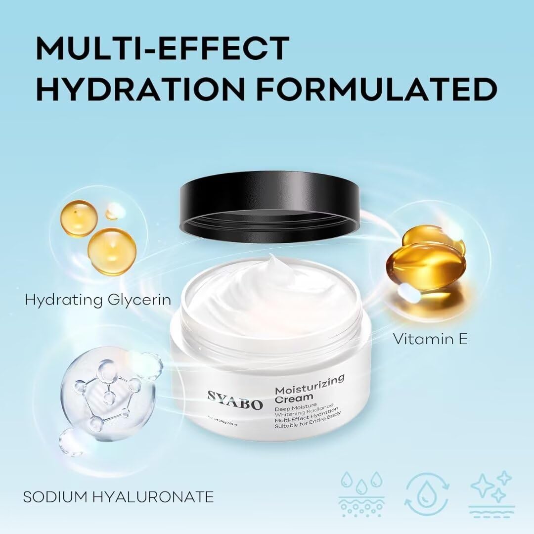 Hair Removal Cream with Moisturizing Cream, Intimate/Private Hair Removal and Face&Body Moisturizing Hyaluronic Acid Body Lotion for Dry Skin and Sensitive Skin : Beauty & Personal Care