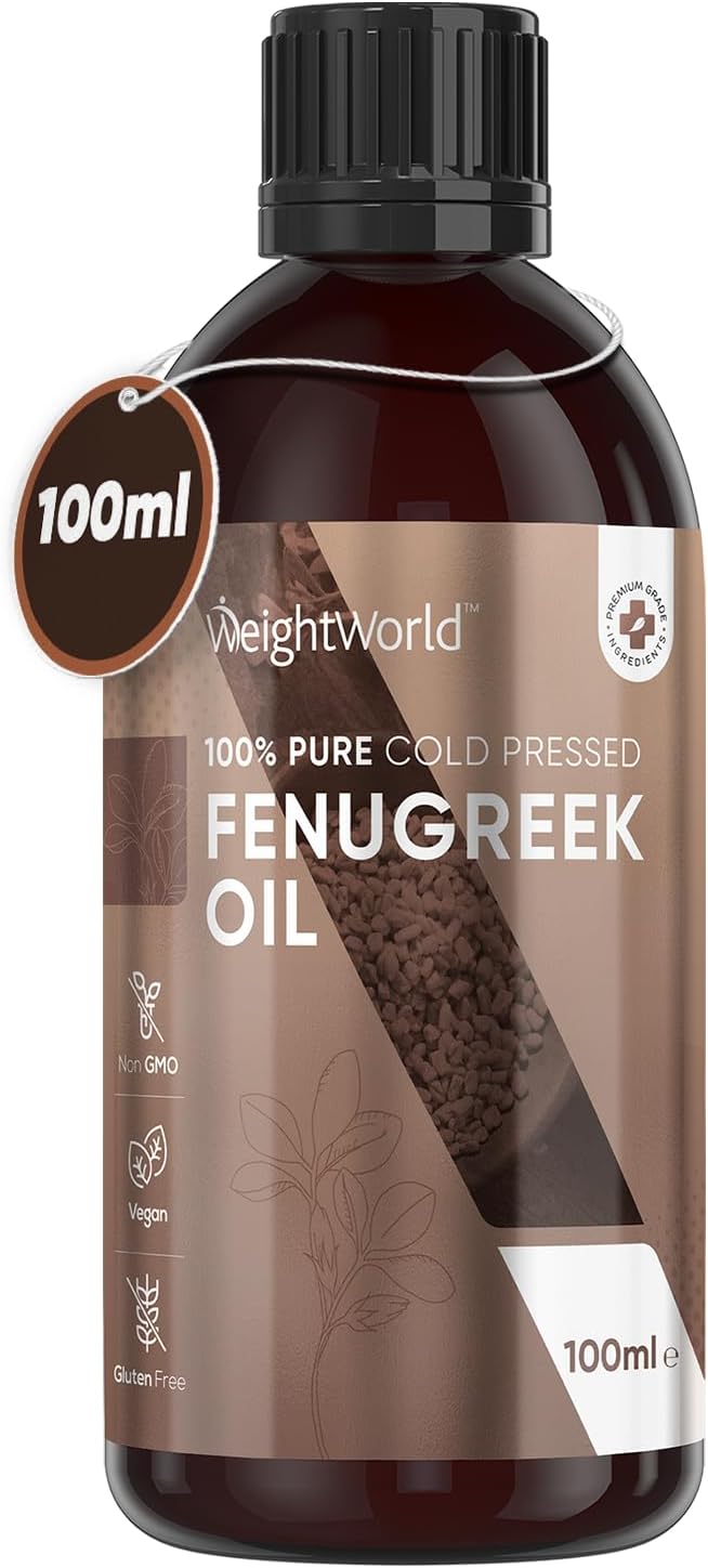 Fenugreek Oil 100Ml - Vegan, Cold Pressed, & Natural Oil - Multipurpose Fenugreek For Men & Women - For Hair, Body, Skin, Beard, Eyebrows & Nails - Premium Quality & Gentle Formula