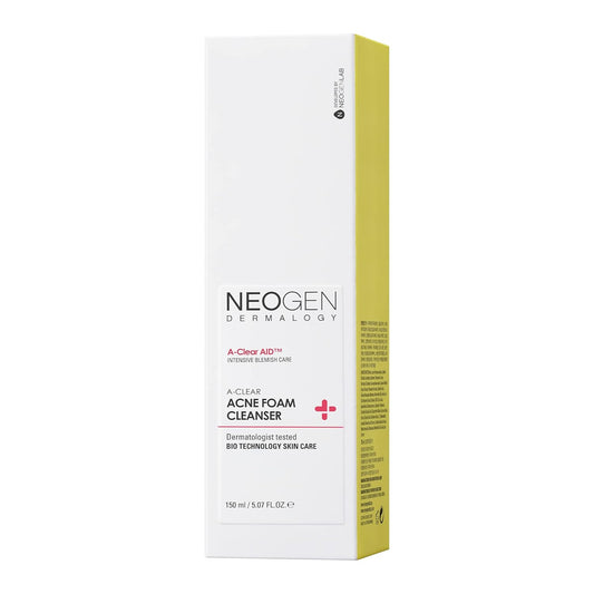 Dermalogy By Neogenlab A-Clear Soothing Acne Pimple Care - Hydrocolloid Blemish Treatment With Gentle And Soothing Korean Skincare (Acne Foam Gel Cleanser)