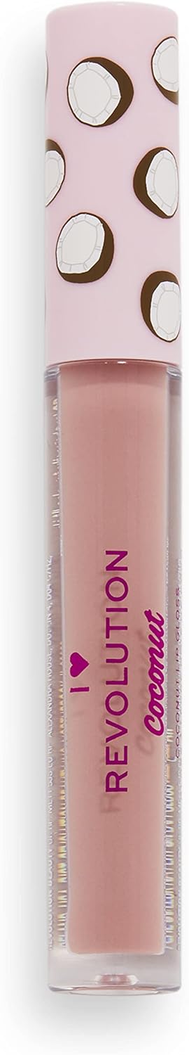 I Heart Revolution, Tasty Coconut, Lip Gloss, Nude Coconut Meringue, 2.2ml : Amazon.co.uk: Beauty