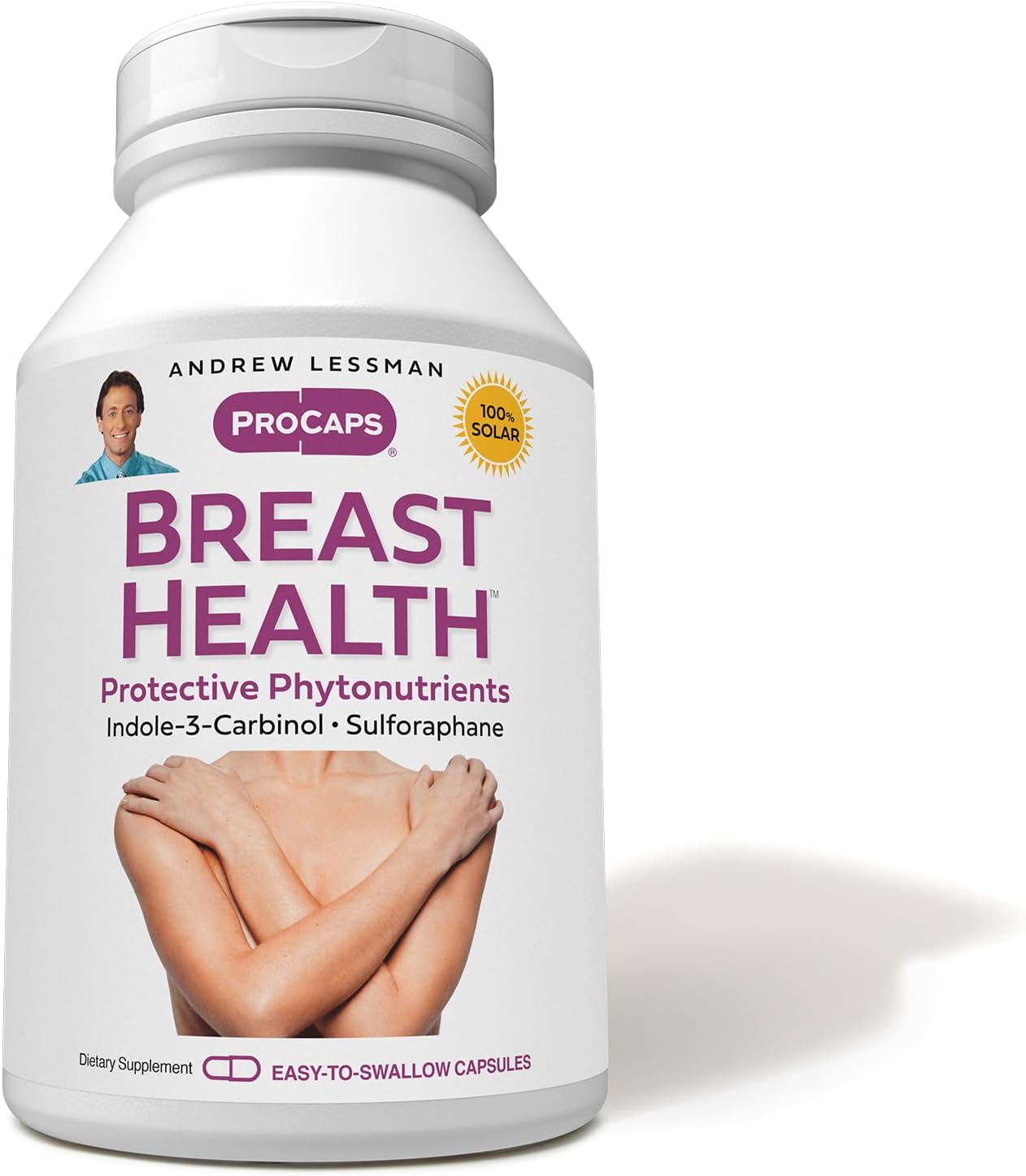 Andrew Lessman Breast Health 180 Capsules - Provides Protective Compounds For Natural Support Of The Delicate Tissue Of The Breast, With Indole-3-Carbinol, Sulforaphane, Green Tea Extract, And More
