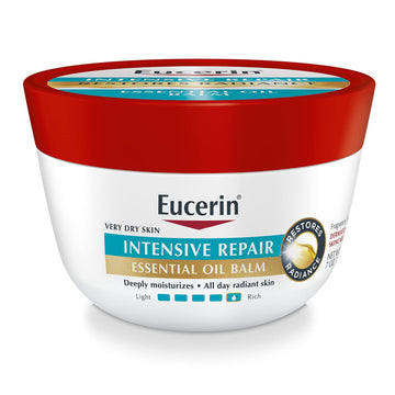 Eucerin Intensive Repair Essential Oil Balm, Body Balm For Very Dry Skin With Essential Oils For Skin, Shea Butter And Sunflower Oil, 7 Oz Jar