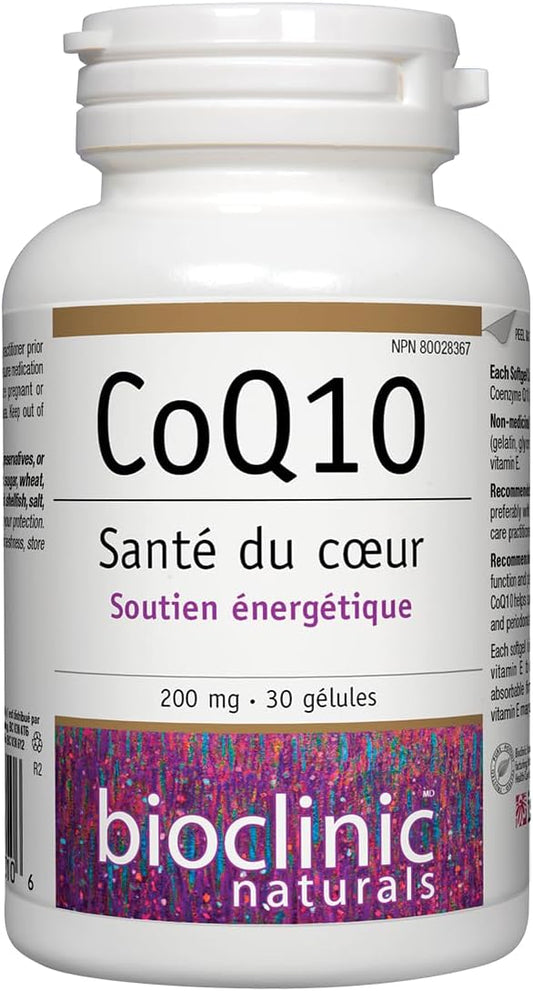 Bioclinic Naturals Coq10 200 Mg 30 Gels