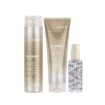 Joico Blonde Life Brightening Set | Nourish & Illuminate | For Blonde Hair