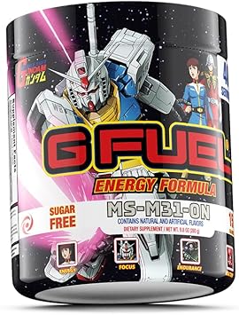 G Fuel Ms-M31-0N Energy Powder, Sugar Free, Clean Caffeine Focus Supplement, Water Mix, Ramune Melon Flavor, Focus Amino, Vitamin + Antioxidants Blend - 9.8 Oz (40 Servings)