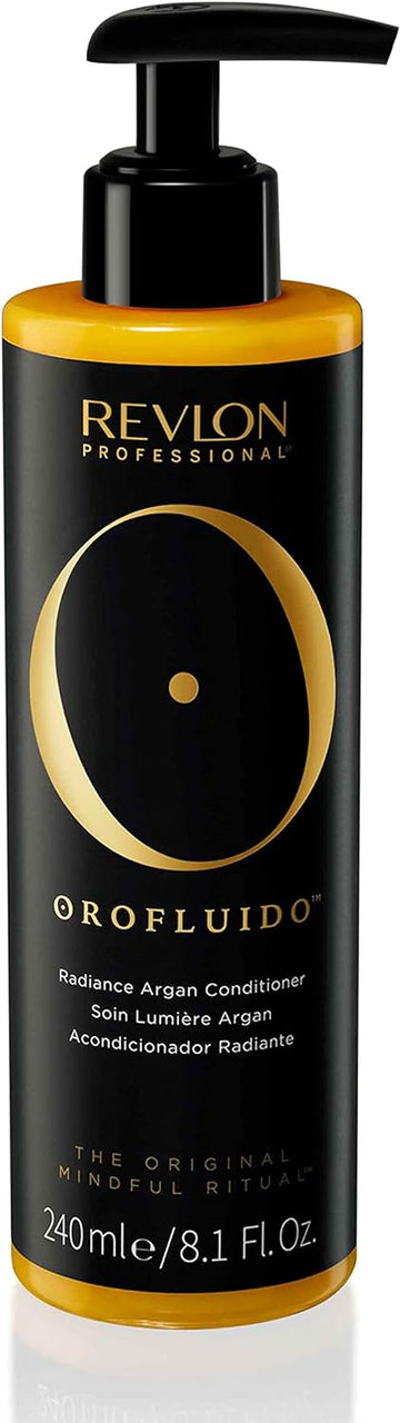 Revlon Professional Orofluido Radiance Argan Conditioner, Smoothing Hair Conditioner With Argan Oil – 240 Ml