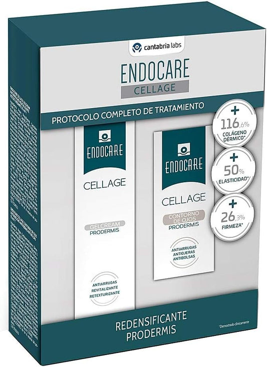 Endocare Cellage Pack Activator Cell Cellage Gelcream 50 Ml + Cellage Eye Contour 15 Ml