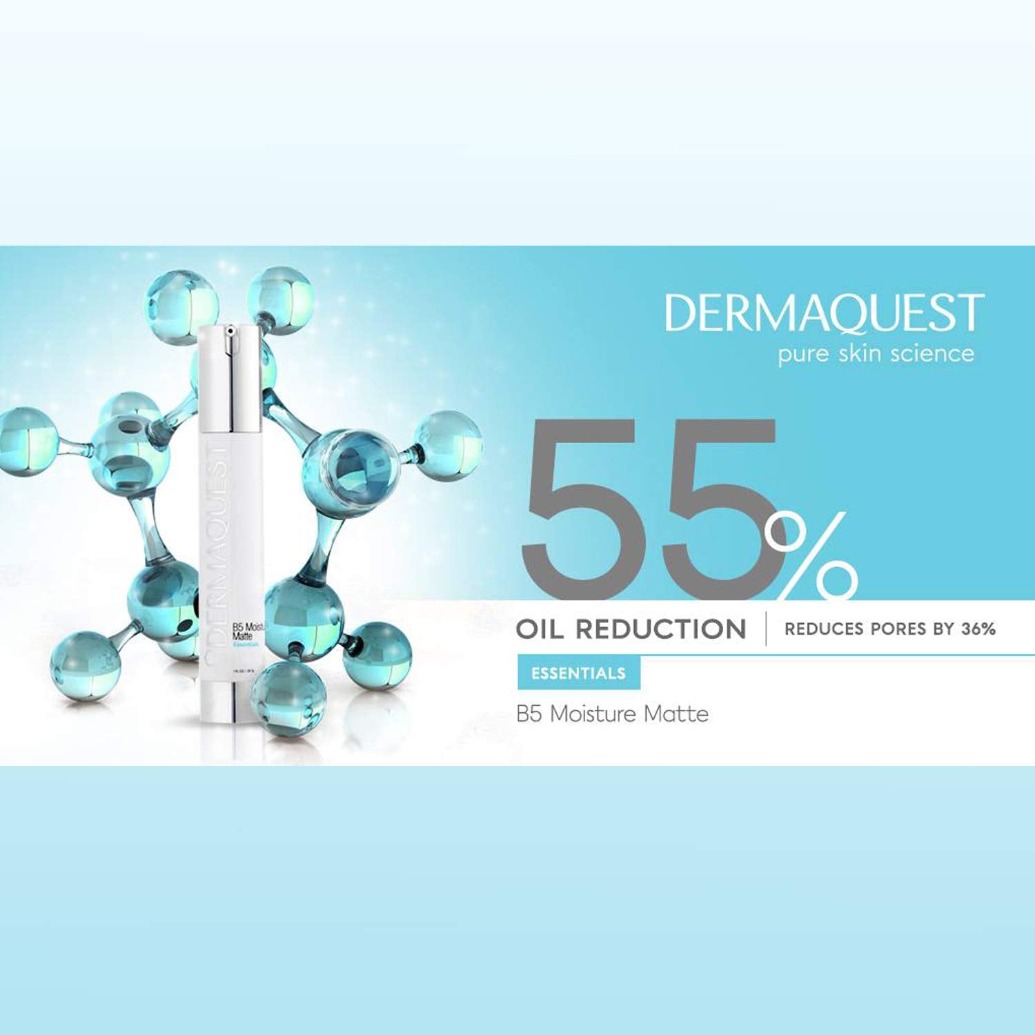 Dermaquest Essential B5 Moisture Matte - Face Moisturizer For Oily & Acne Prone Skin - 5% Hyaluronic Acid Women & Mens Moisturizer - Reduces Oil & Shine Instantly (1Oz) : Beauty & Personal Care