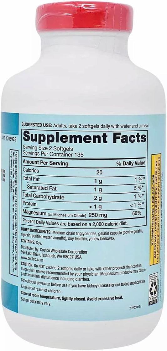 Kirkland Signature Magnesium Citrate 250 mg (1)