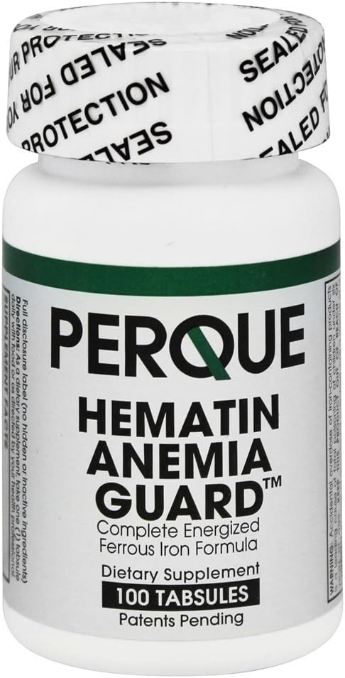 Perque Hematin Anemia Guard, 100 Count
