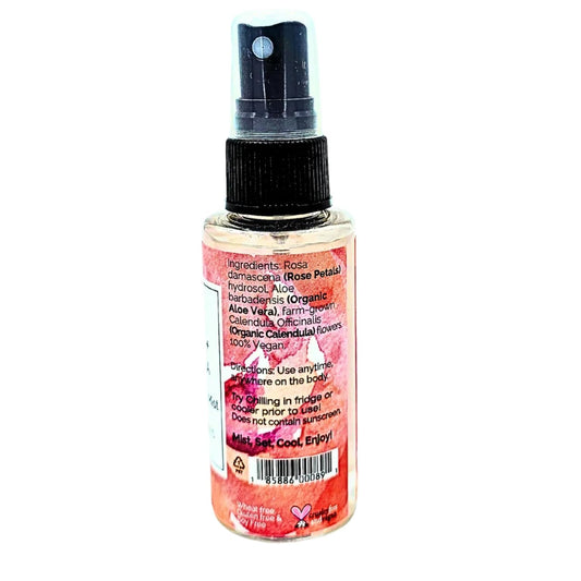 Rose + Calendula Aloe Hydrating Facial Mist - For All Skin Types - Non-Gmo, Vegan, Wheat-Free, Gluten-Free, Soy-Free - 2Oz