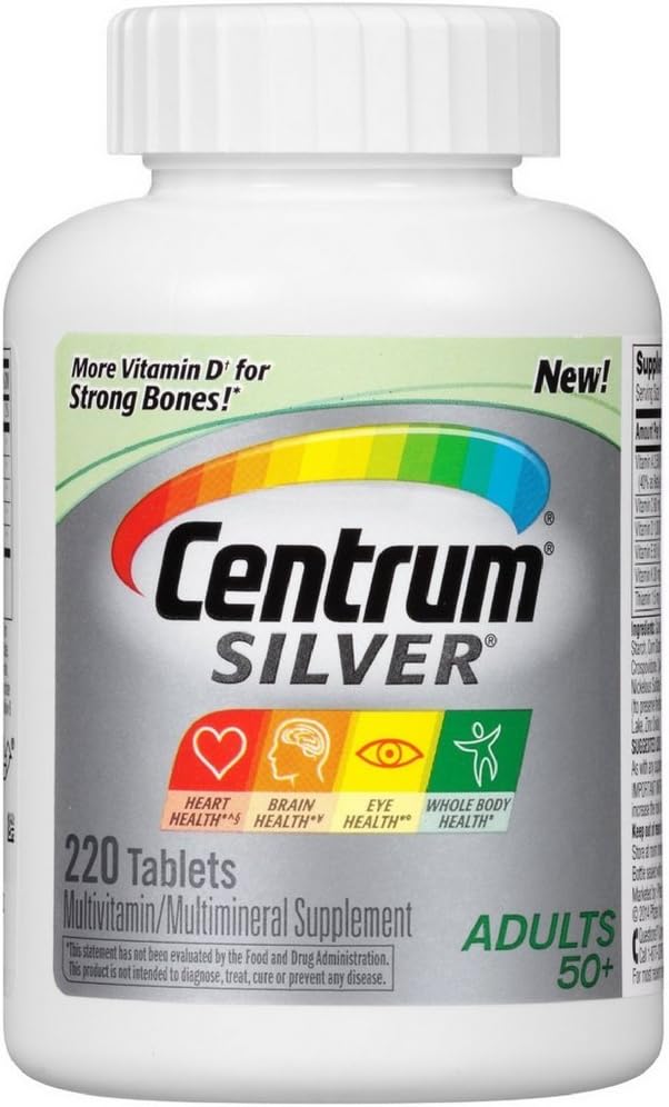 Centrum Silver Tablet Adult 220 ct (2 Pack)