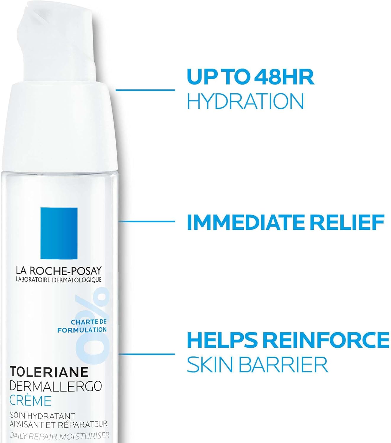 La Roche-Posay Toleriane Dermallergo Soothing Cream for Sensitive Skin 40ML : Amazon.co.uk: Beauty