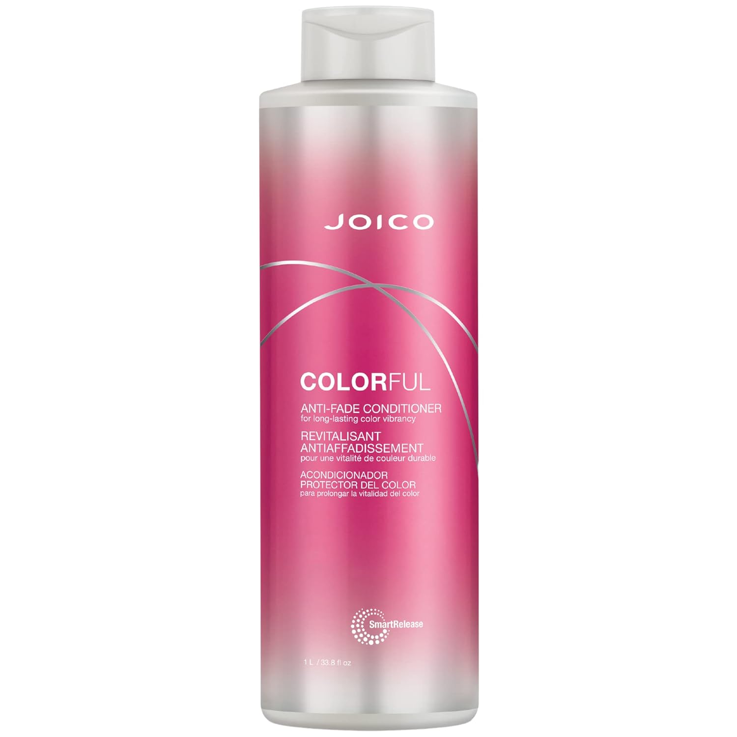 Joico Colorful Anti-Fade Conditioner | For Color-Treated Hair | Preserve Hair Color & Vibrancy | Boost Shine & Reduce Breakage | Sulfate Free | With Camellia Oil & Pomegranate Extract | 33.8 Fl Oz