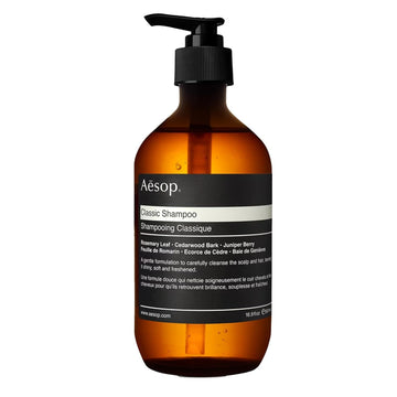 Aesop Shampoo | Soften Hair, Restore Shine | Bergamot Rind, Frankincense, Cedar Atlas | 16.9 Oz / 500Ml