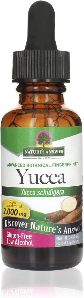 Nature'S Answer Yucca Root Extract Supplement With Organic Alcohol, 1-  | Supports Immune Function | Promotes Wellness