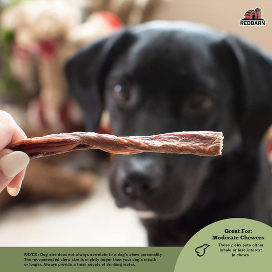 Redbarn Natural Bully Slims Beef Chews For Dogs - 4.7 Oz (Case Of 10 Bags) - Natural, Grain-Free, Highly Palatable, Highly Digestible Esophagus Treats