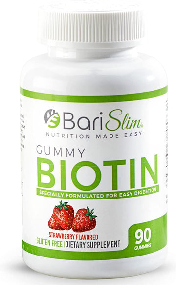 Bariatric Vitamin Biotin Gummies - Specially Formulated Gummy Vitamin for Patients After Weight Loss Surgery - Easy to Digest and Great Tasting Fruit Flavors | 90 Fruit Chews