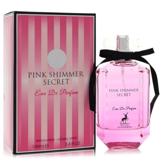Maison Alhambra Pink Shimmer Secret For Women - 3.4 Oz Edp Spray : Beauty & Personal Care