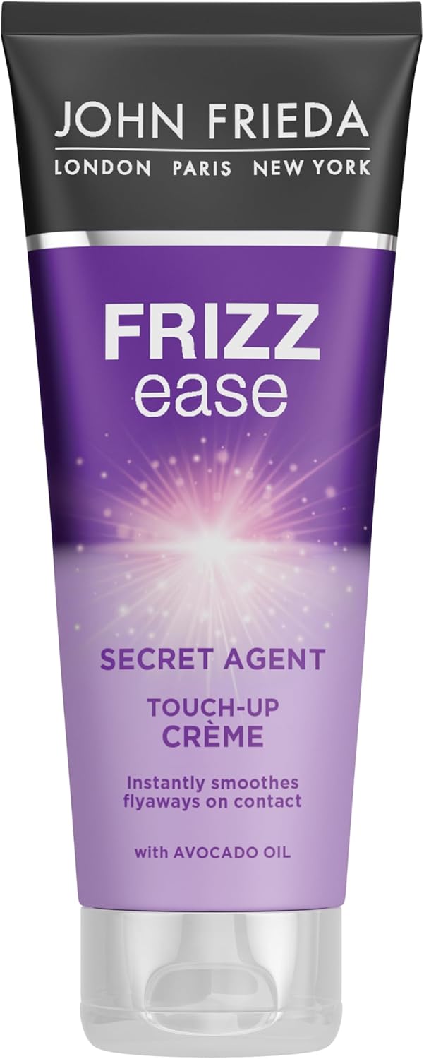 John Frieda Frizz Ease Secret Agent Touch Up Crème, 100 Ml, Smoothing Cream For Frizzy, Curly Hair