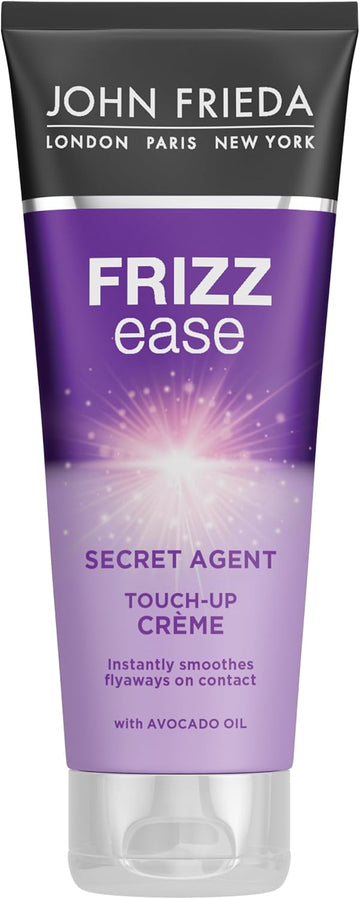 John Frieda Frizz Ease Secret Agent Touch Up Crème, 100 Ml, Smoothing Cream For Frizzy, Curly Hair