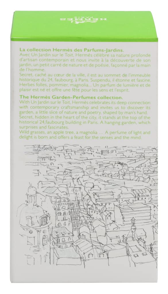 Un Jardin Sur Le Toit By Hermes 3.3 Oz Eau De Toilette Spray : Hermes Parfum Un Jardin Sur Le Toit : Beauty & Personal Care