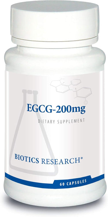 Biotics Research Egcg 2 Green Tea Extract, Camellia Sinensis, 50 Egcg, Polyphenols, Cardiovascular Support, Neuroprotection, Healthy Immune Function, Maintain Healthy Metabolism, 60Caps