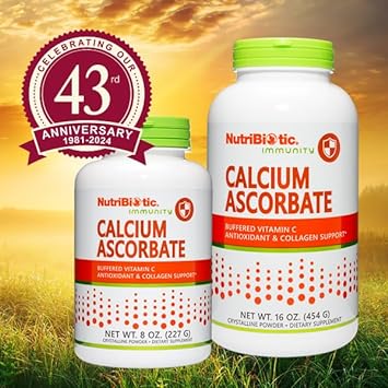NutriBiotic Immunity Calcium Ascorbate Crystalline Powder 16 oz 454 g: Buy Online at Best Price in UAE - Amazon.ae