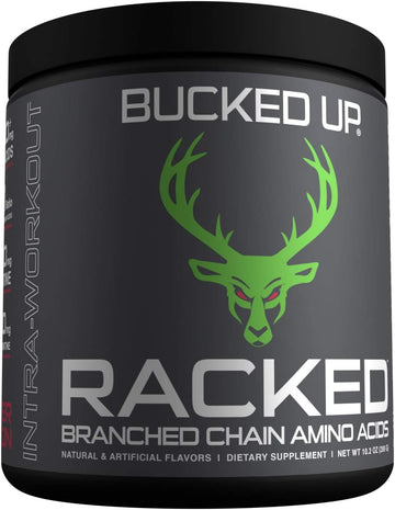 Bucked Up- BCAA RACKED? Branch Chained Amino Acids | L-Carnitine, Acetyl L-Carnitine, GBB | Post Workout Recovery, Protein Synthesis, Lean Muscle BCAAs That You Can Feel! 30 Servings (Watermelon)